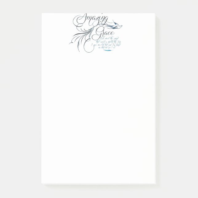 Amazing Grace Post-it Notes (Front)