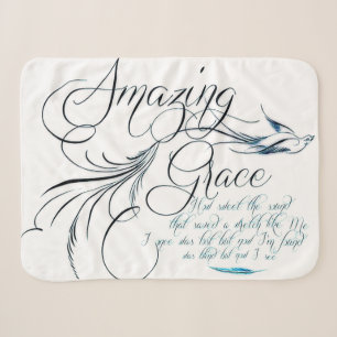 Amazing Grace Sherpa Blanket