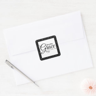 Amazing Grace Square Sticker