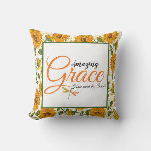 Amazing Grace Sunflowers Cushion