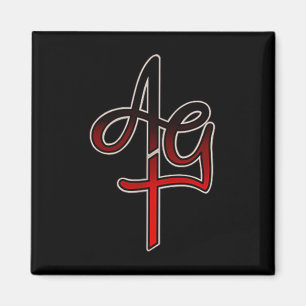 Amazing Grace Tattoo Bleeding Heart Magnet