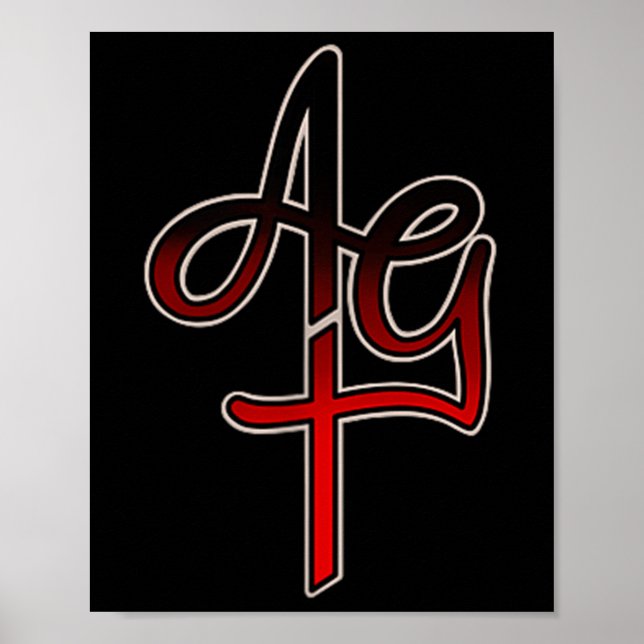 Amazing Grace Tattoo Bleeding Heart  Poster (Front)