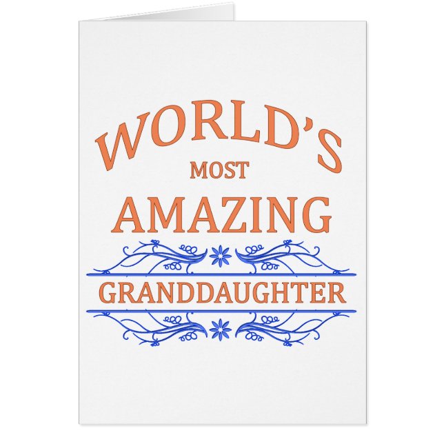 Amazing Granddaughter (Front)
