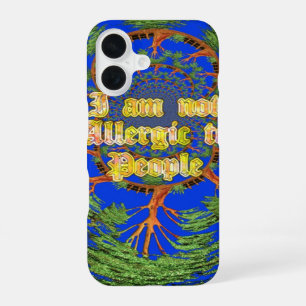 Amazing Hakuna Matata I am not allergic to people iPhone 16 Case
