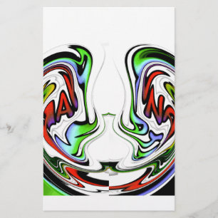 Amazing Hakuna Matata Whirl Art Print Stationery