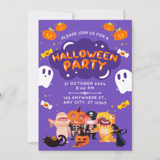 Amazing Halloween Party Inivitation Invitation