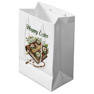 Amazing Happy Easter Bible customizable Medium Gift Bag