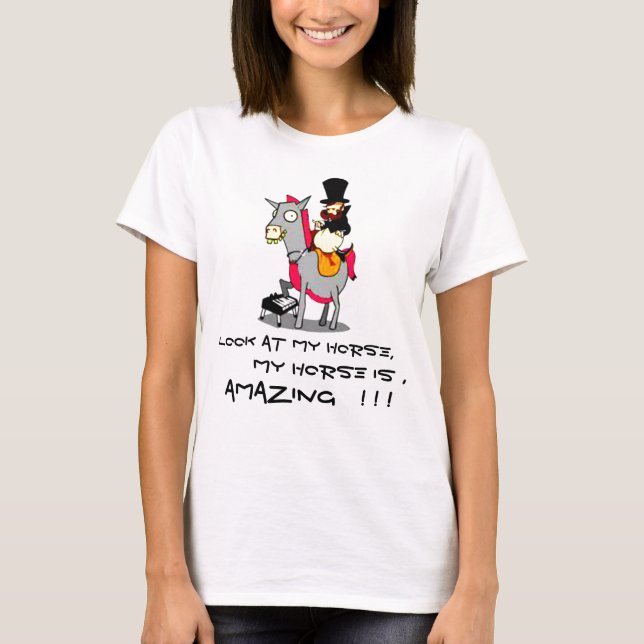 Amazing Horse Tanktop T-Shirt (Front)