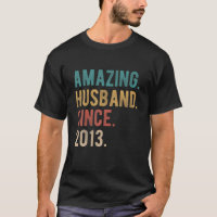 Amazing Husband Since 2013 9Th Wedding Anniversary