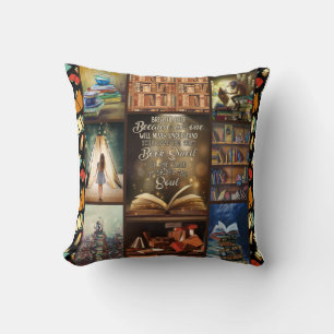 Amazing I Love Books Blanket Gift Reading Book Cushion