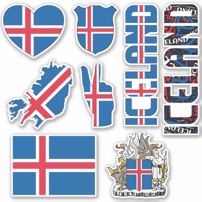 Amazing Iceland Shapes National Symbols (Front)