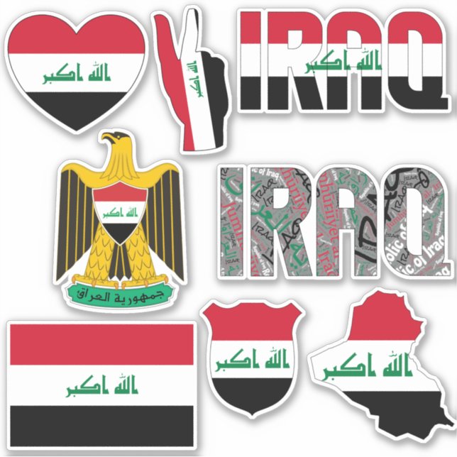 Amazing Iraq Shapes National Symbols (Front)