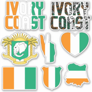 Amazing Ivory Coast Shapes National Symbols