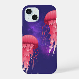 Amazing Jellyfish In Space iPhone 15 Case