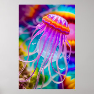 Amazing Jellyfish Poster