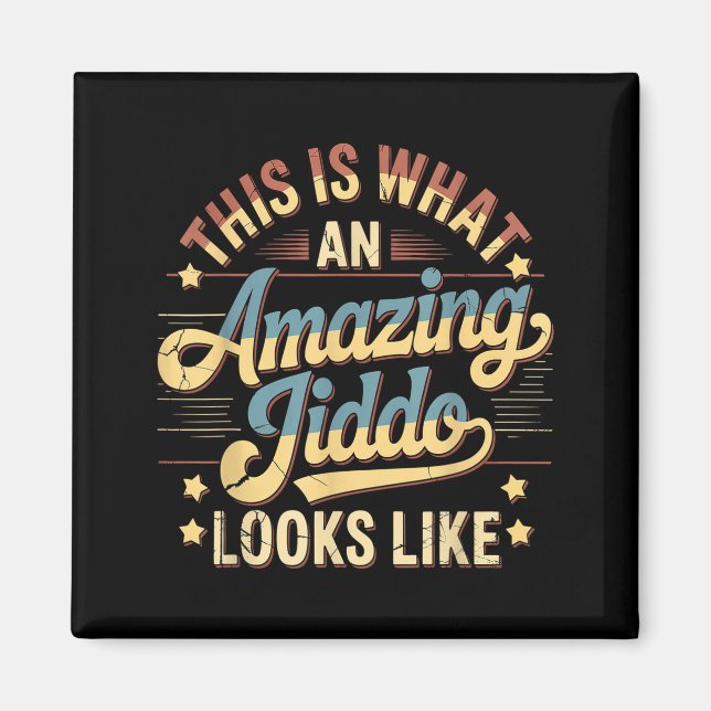 Amazing jiddo  magnet (Front)
