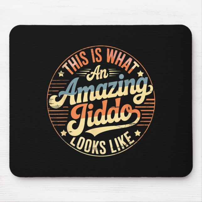 Amazing jiddo  mouse pad (Front)