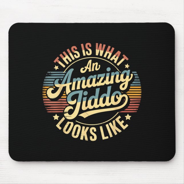 Amazing jiddo  mouse pad (Front)