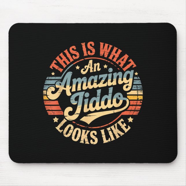 Amazing jiddo  mouse pad (Front)