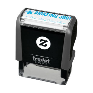 "AMAZING JOB!" Teacher Rubber Stamp