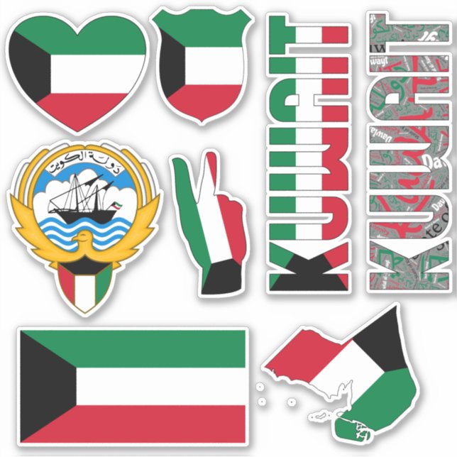 Amazing Kuwait Shapes National Symbols (Front)