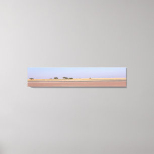 Amazing Landscape of Botswana Pans Canvas Print