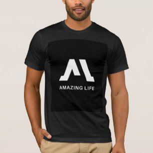 Amazing Life Monochrome A Logo T-Shirt