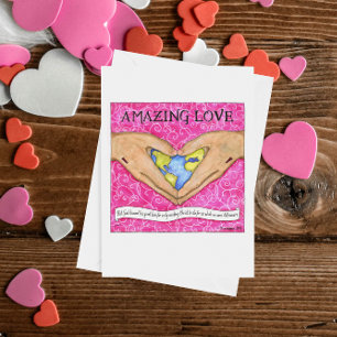 Amazing Love Christian Valentine Card