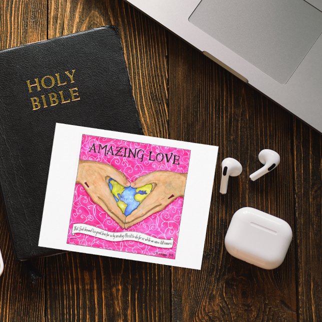Amazing Love Inspirational Postcard (Creator Uploaded)