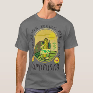 Amazing Maize Maze Cornfield Autumn Corn Festival T-Shirt