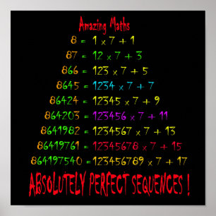 Amazing Maths 4 Poster