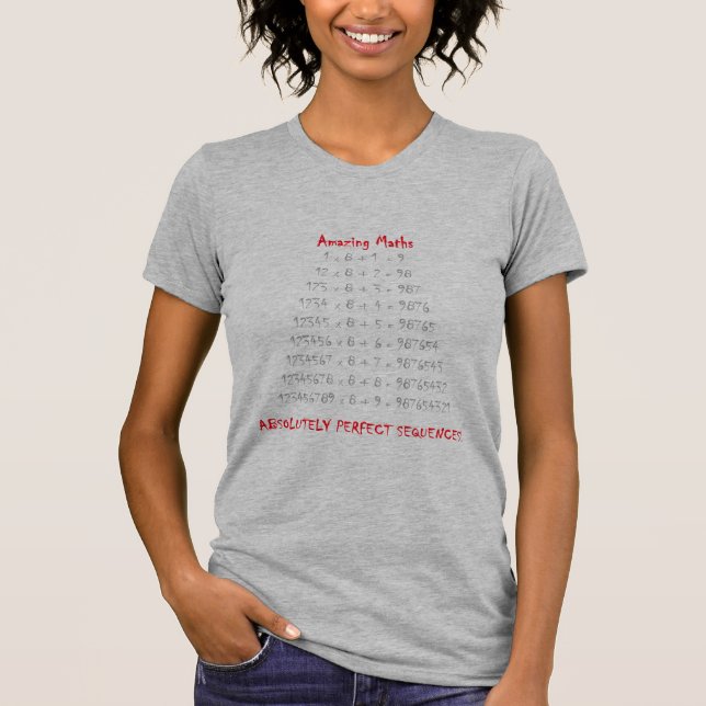 Amazing Maths T-Shirt (Front)