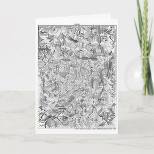 Amazing MAze! Mayan 1 Greeting Card