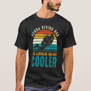 Amazing Mens Scuba Diving Dad Like A Regular Dad B T-Shirt