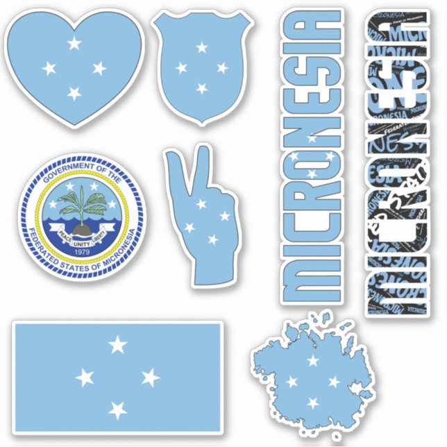 Amazing Micronesia Shapes National Symbols (Front)