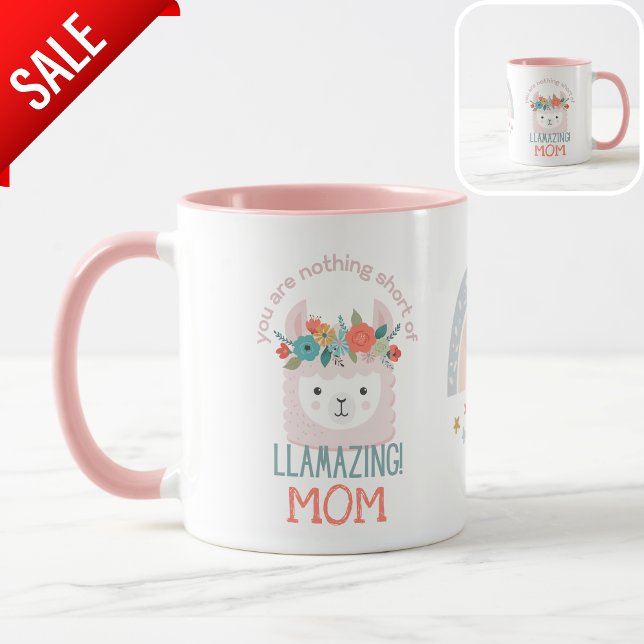 Amazing MOM GRANDMA MOTHER Funny Cute Llama Coffee Mug (Creator Uploaded)