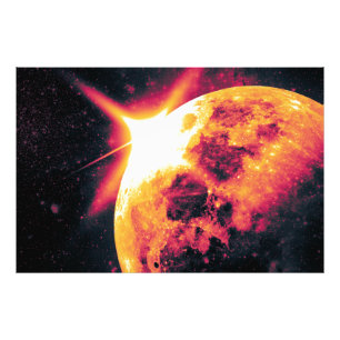 Amazing moon in a unique way Photo Print