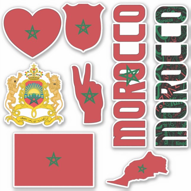 Amazing Morocco Shapes National Symbols (Front)