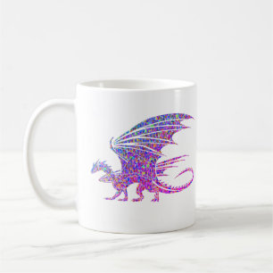 Amazing Mosaic Dragon Coffee Mug