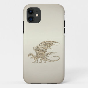 Amazing Mosaic Dragon Golden Case-Mate iPhone Case