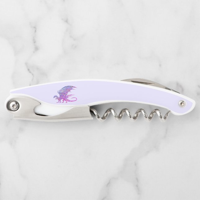 Amazing Mosaic Dragon Purple Corkscrew (Front)