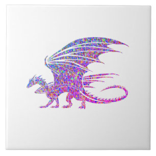 Amazing Mosaic Dragon Tile