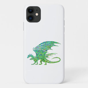 Amazing Mosaic Green Dragon Case-Mate iPhone Case
