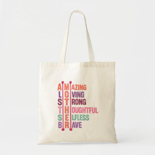 Amazing mother quote tote bag