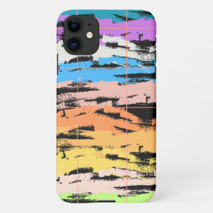 Amazing multi water colour shape design iPhone 11 case