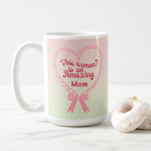 Amazing Mum Nana Mother's Day Pink Coffee Mug