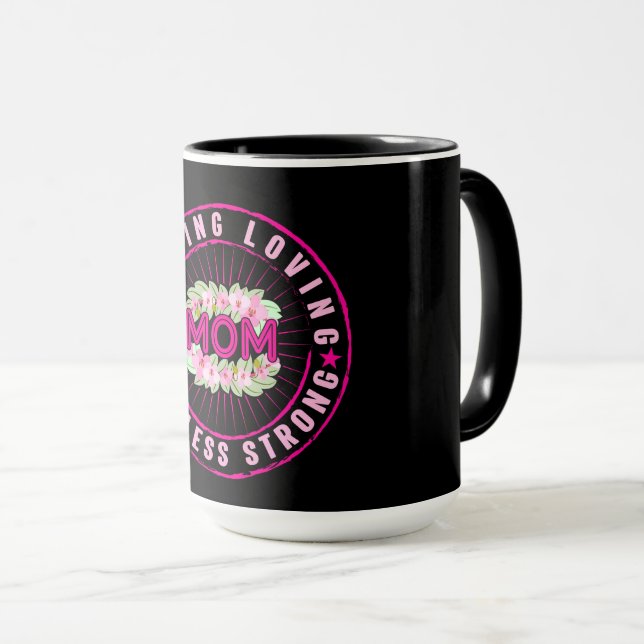 Amazing Mum Quote Mug (Front Right)