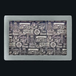 Amazing Names Of Jesus Belt Buckle<br><div class="desc">Very unique design belt buckle with an all-over-print of amazing names of Our Lord and Saviour, Jesus Christ. Beautiful black and white with printed text of some of the amazing names of our Lord and Saviour, Jesus Christ. Beautiful unique black and white printed text of some of our amazing names...</div>
