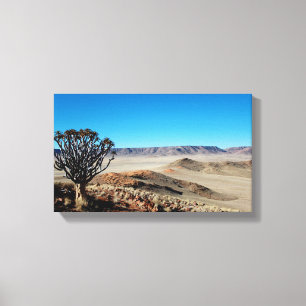 Amazing Namibian Landscape Stretched Canvas Print