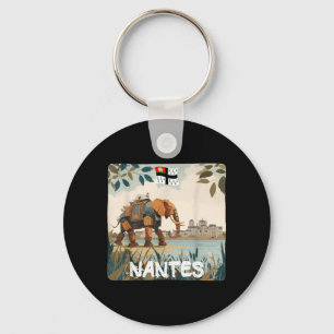 Amazing Nantes Elephant Graphic for Boys and Girls Key Ring